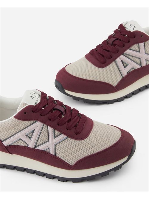 AX women's sports sneakers with logo ARMANI EXCHANGE | XW002150-AF19388MZ280